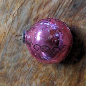 Pink Christmas Ornament